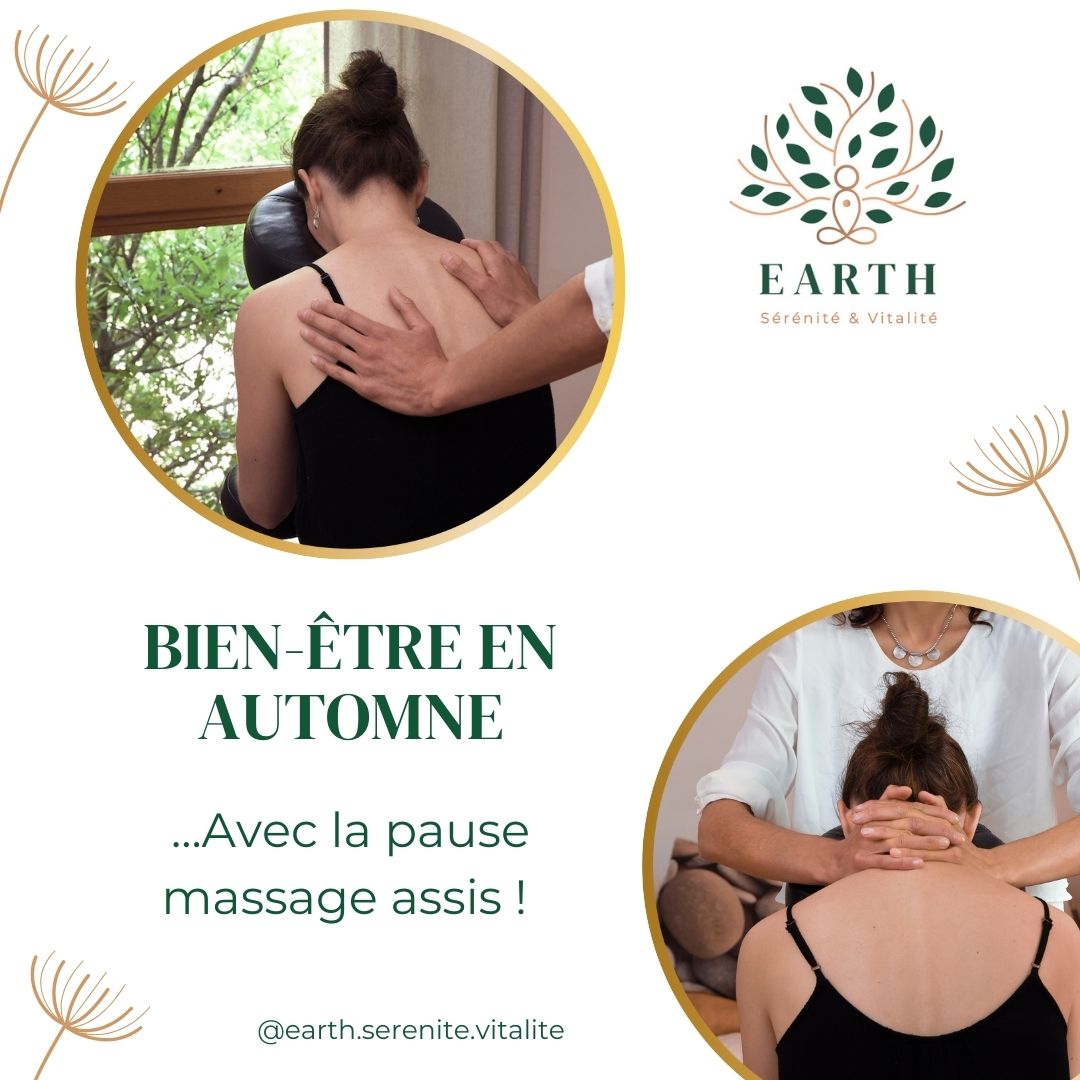 Offre abonnement "massage assis" : adoptez le geste de prévention santé en Automne !