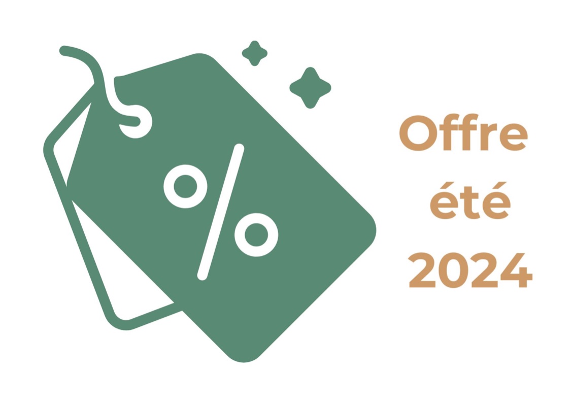 20% de réduction sur 1 soin de votre choix sur les mois de juillet et août