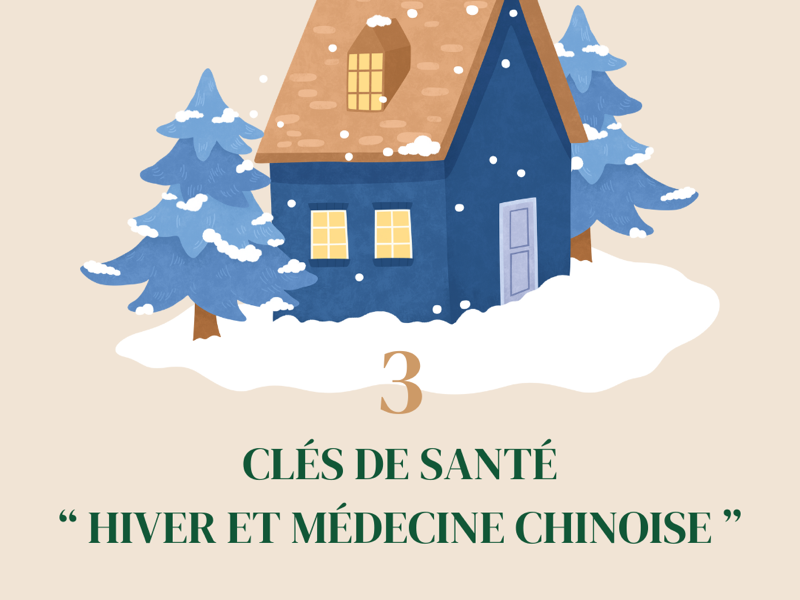 Si il y a une saison clé au niveau santé, où il est fondamental de suivre quelques conseils de bon sens, c'est celle-ci. L'hiver a tant à nous apporter ! Mais trop souvent, nous négligeons quelques aspects simples qui nous permettraient d'éviter épuisement, baisse de moral et perte de vitalité.
Retrouvez-nos 3 articles en ligne dédiés à ces clés de santé hivernale selon la médecine chinoise !