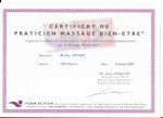 Diplôme de praticien massage bien-être